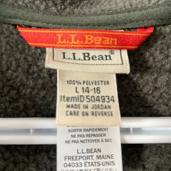 LL Bean fleece boys jacket - Picture 4 of 5